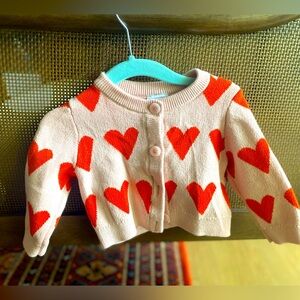 Hanna Andresson Heart Cardigan 6-12 months